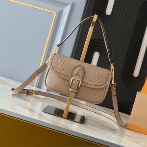 LV Elegant Tan Designer Shoulder Bag